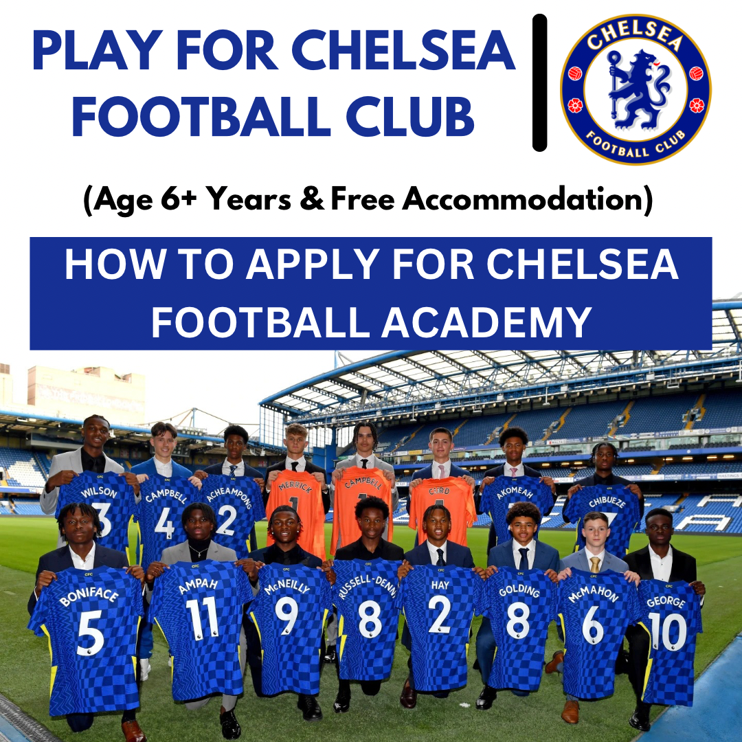 How to apply for Chelsea football academy