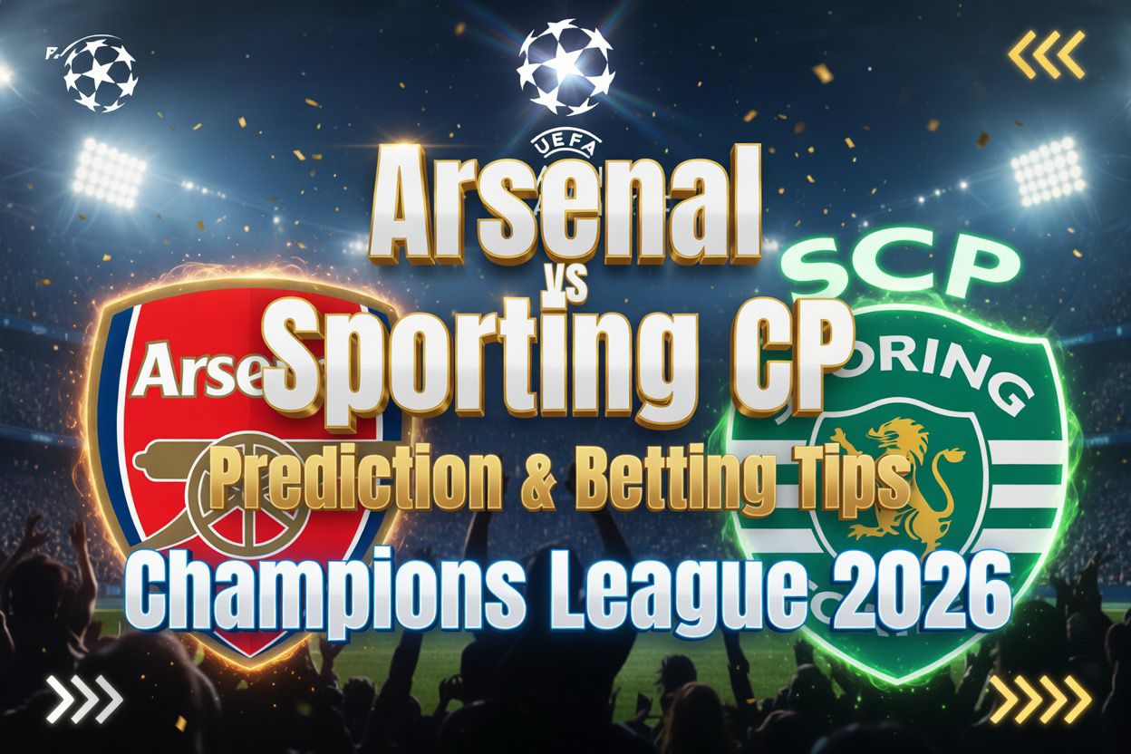Arsenal vs Sporting CP Prediction & Betting Tips | Champions League 2026