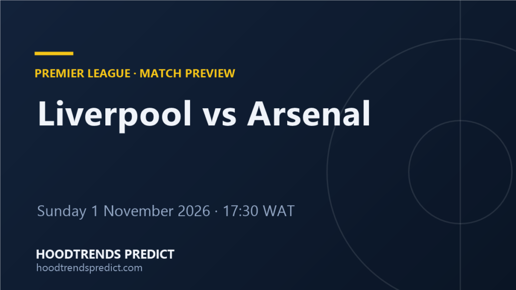 Liverpool vs Arsenal prediction and match preview